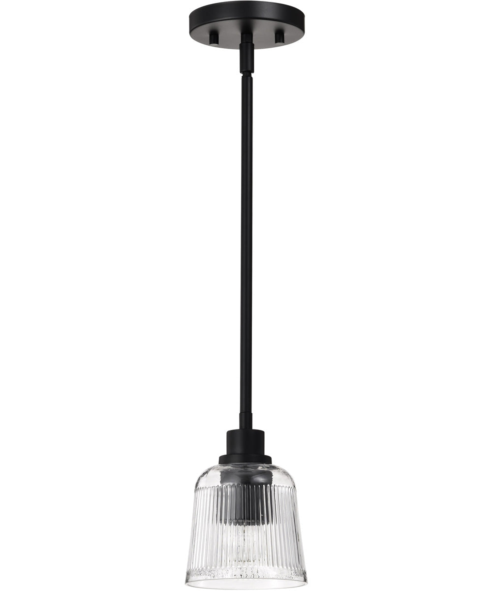 Grayson 1-Light Pendant Matte Black
