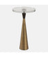 Holton Tapered Brass Accent Table