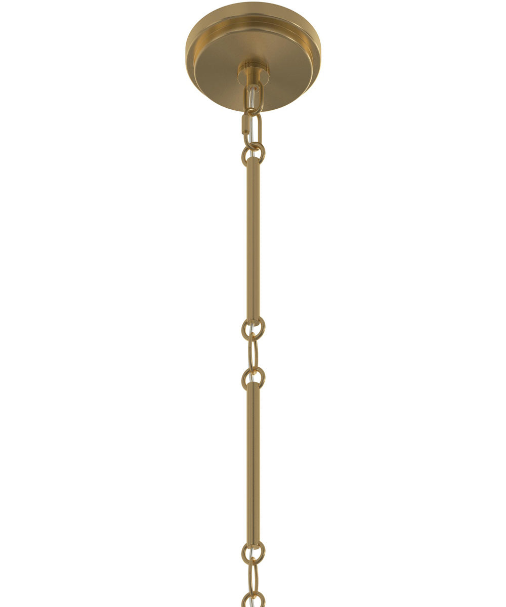 Pilar Extra Large 6-Light Chandelier Brushed Gold