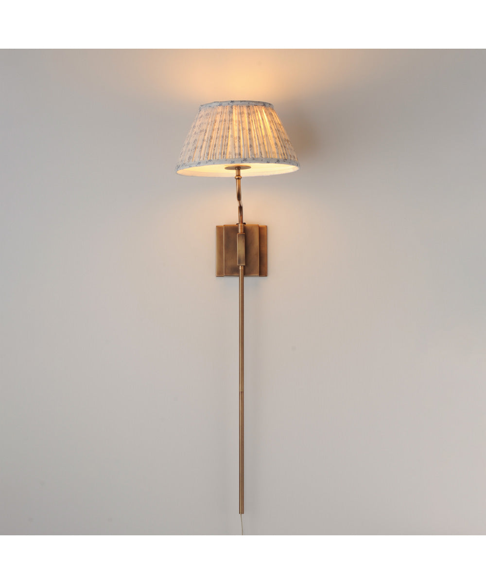 Dunbridge 1-Light Wall Sconce Weathered Brass