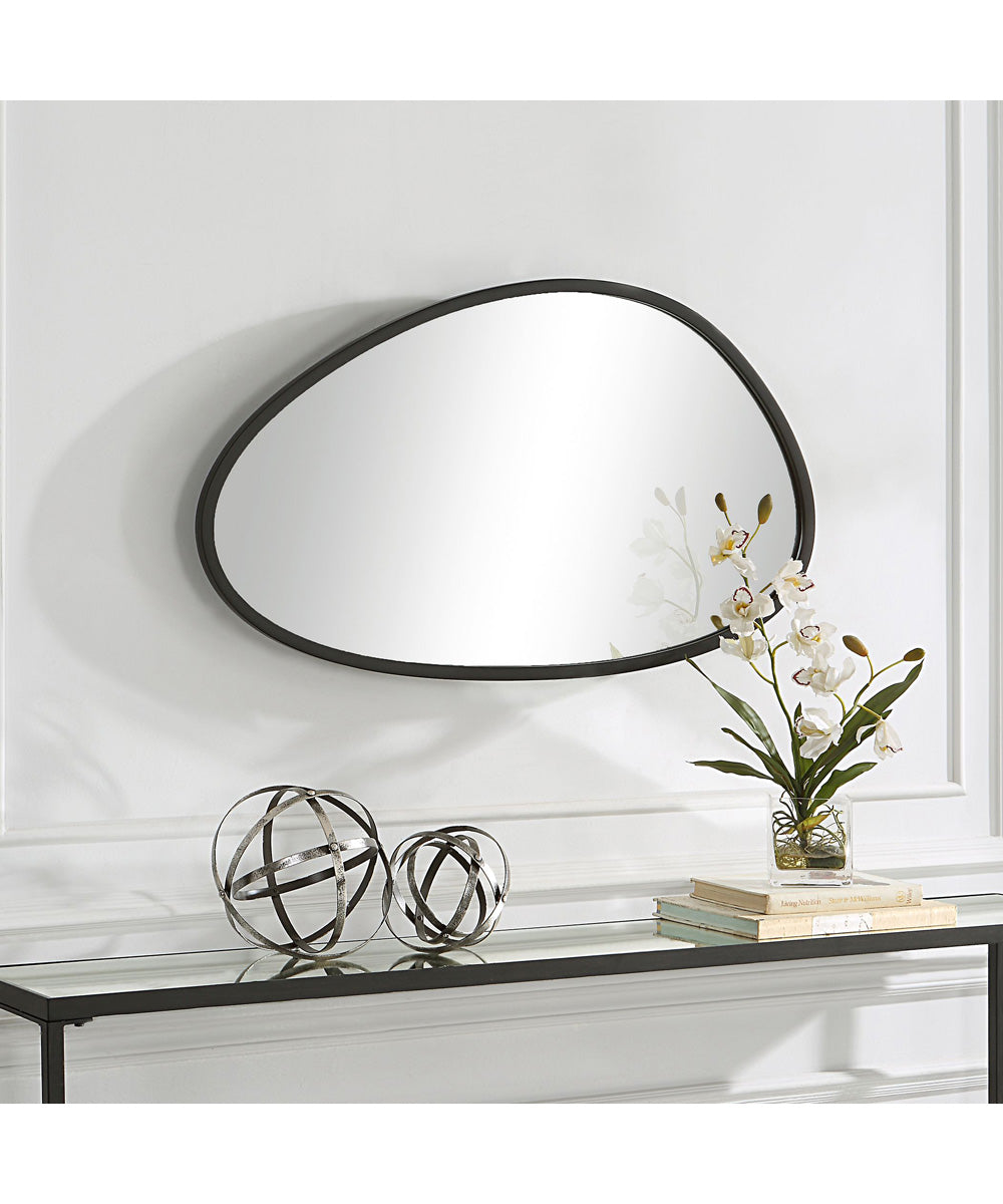 21x36" Wall Mirror Matte Black