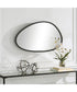 21x36" Wall Mirror Matte Black