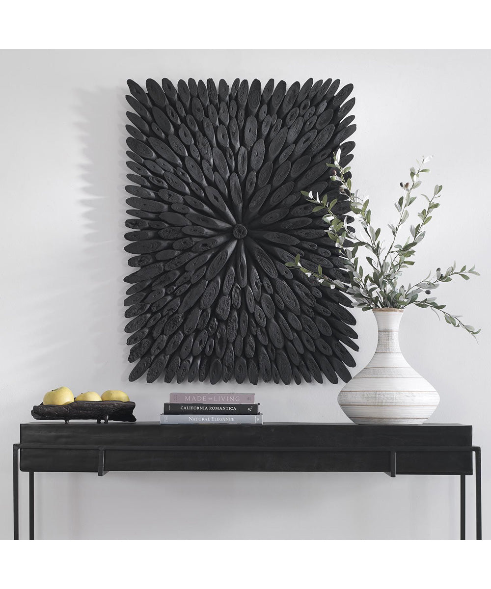 Bahama Black Wood Wall Decor