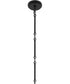 Pilar 6-Light Chandelier Matte Black