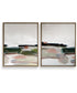 Just Peaking Framed Abstract Prints Set of 2