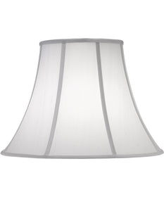 8x17x13 Off White Silk Shantung Bell Softback Lampshade