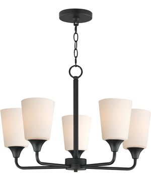 Hudson 5-Light Chandelier Black