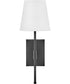 Beale 1-Light Medium Single Light Sconce in Black