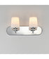 Durham 2-Light Strip Bath Vanity Polished Chrome