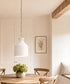 12"w Montauk 3-Light Vintage Pendant Light Fixture Creamy White Finish by Kichler