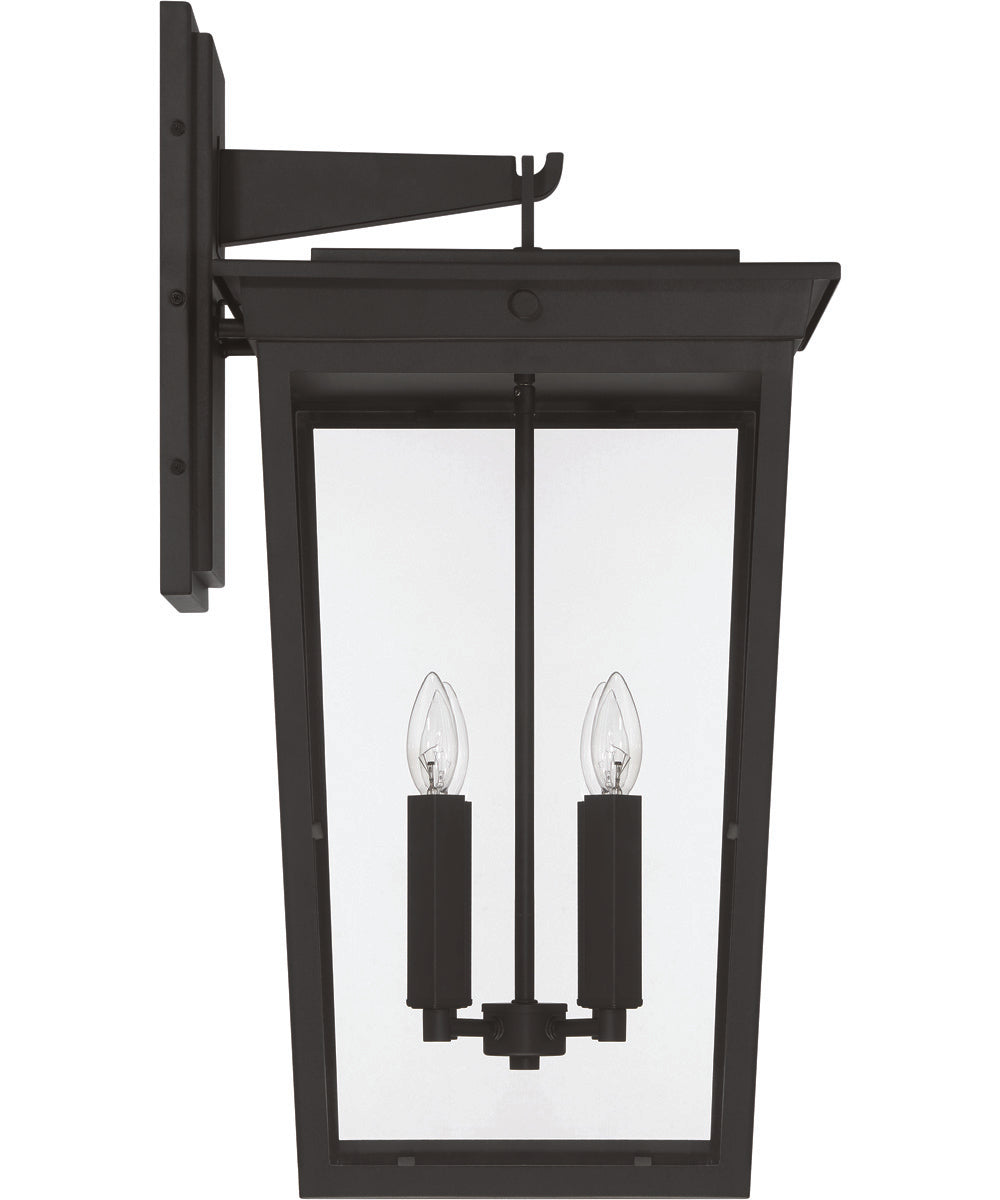 Duncan 4-Light Outdoor Lighting Textured Black