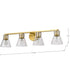Gianna 4-Light Vanity & Wall Vintage Brass