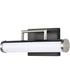 Solano  Vanity & Wall Black / Brushed Nickel