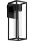 Delgado Outdoor Wall Lantern Wall Mount Light Fixture Matte Black