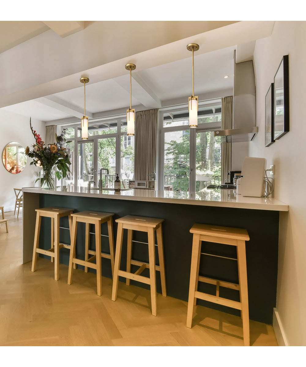 Roselle 1-Light Pendant Natural Brass