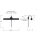 Morgan 1-Light Sconce Matte Black