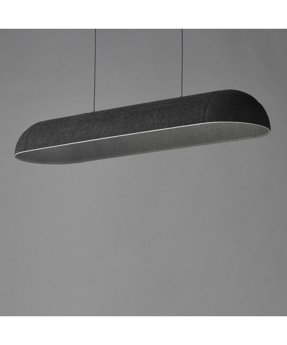 Wimbledon 41 inch LED Linear Pendant Dark Gray