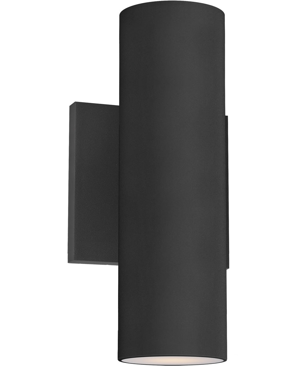 Colombo 2-Light LED Outdoor Sconce - 5CCT Black