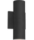 Colombo 2-Light LED Outdoor Sconce - 5CCT Black