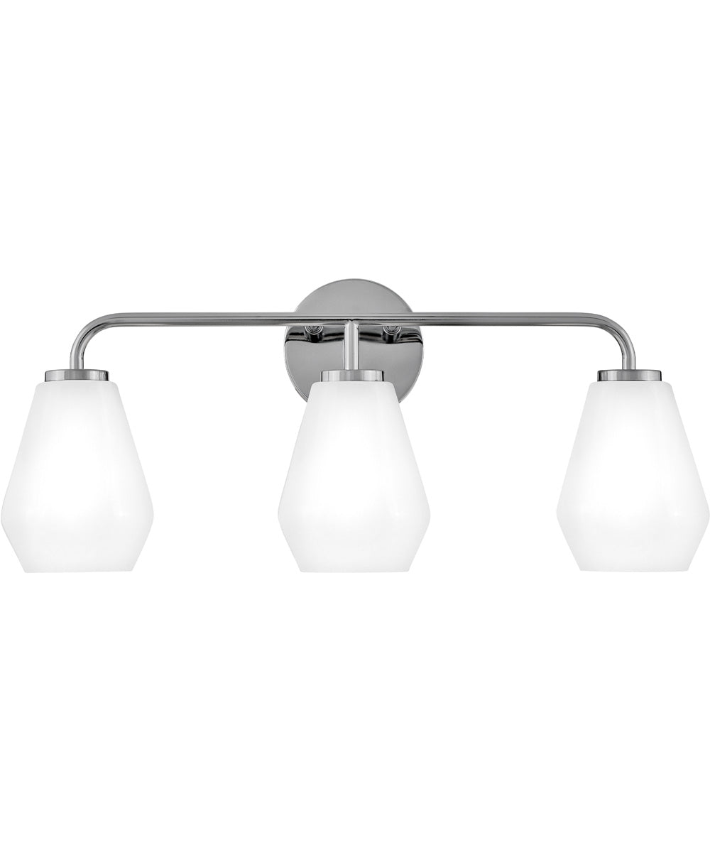 Gio 3-Light Medium Three Light Vanity in Chrome