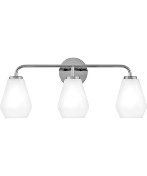 Gio 3-Light Medium Three Light Vanity in Chrome