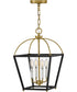 Tate 4-Light Medium Pendant in Black