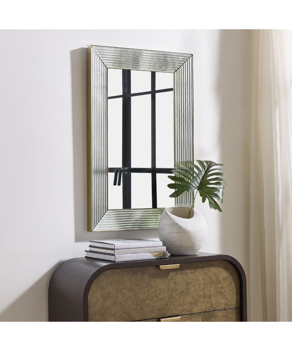 Illuminate Antique Brass Mirror