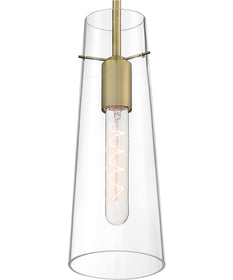 5"W Alondra 1-Light Pendant Vintage Brass