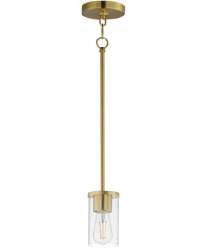 Lateral Mini Pendant Satin Brass