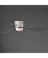 Aeris 52 inch 3-Blade Hugger Fan w LED Matte White