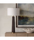 Forage Dark Scalloped Table Lamp