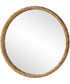 32x32" Wall Mirror with Tightly Wrapped Seagrass