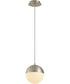 Luna Pendant Satin Nickel