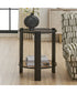 Hanson Bronze & Dark Glass Side Table