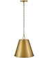 Blake 1-Light Medium Pendant in Lacquered Brass