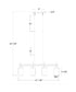 31"W 4-Light Kitchen Island Light Fixture Brushed Nickel Finish Frosted Glass Shade