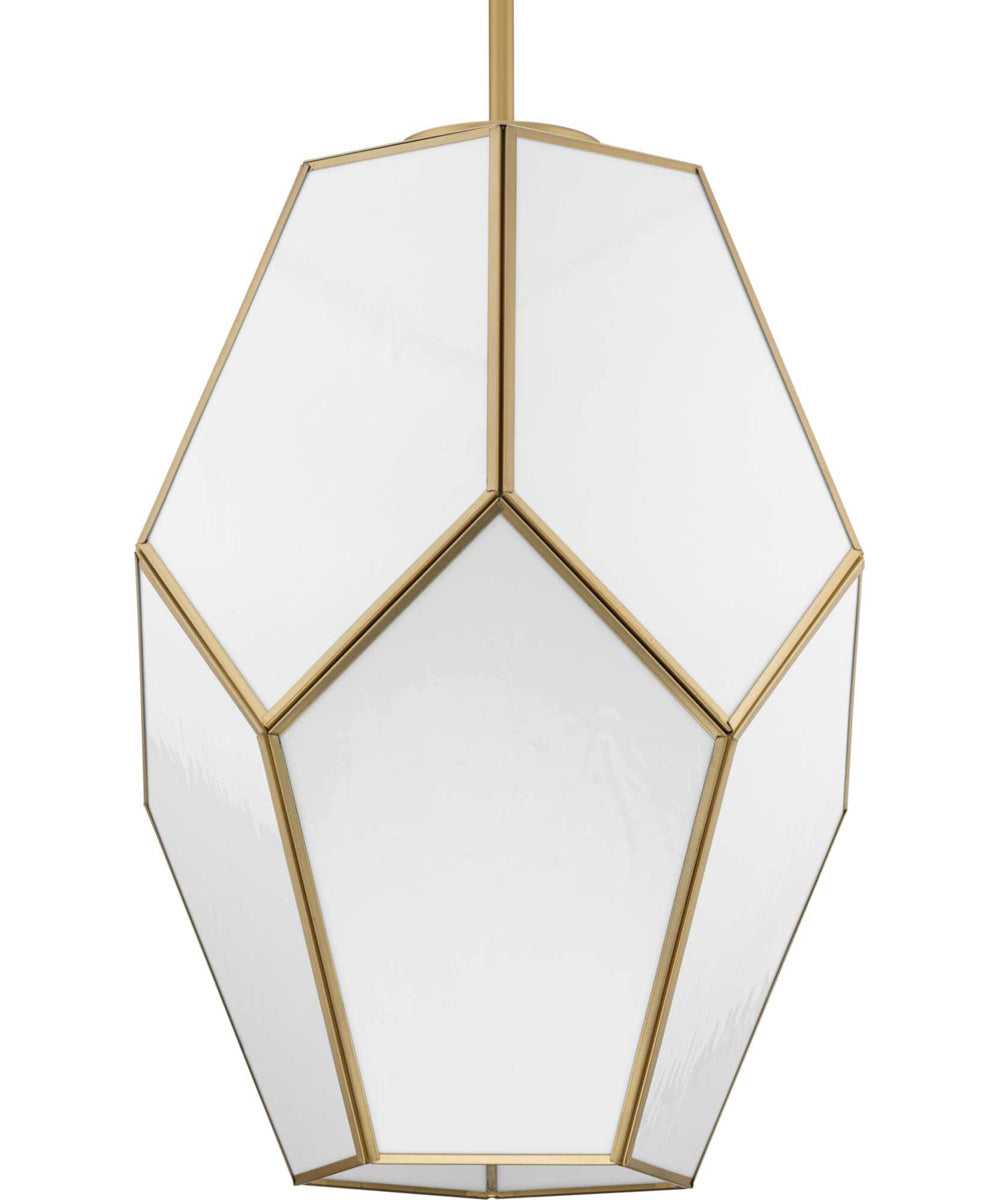 Latham 1-Light Vintage Brass Contemporary Pendant Vintage Gold