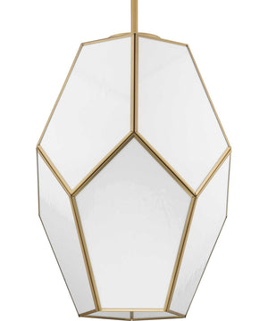 Latham 1-Light Vintage Brass Contemporary Pendant Vintage Gold