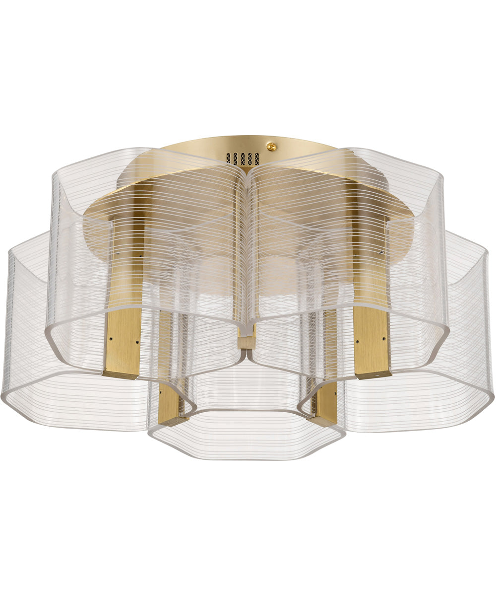 Kenzo  Close-to-Ceiling Polished Anodized Bronze