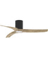 Drifter 52 inch Outdoor Hugger Fan w LED Black / Driftwood