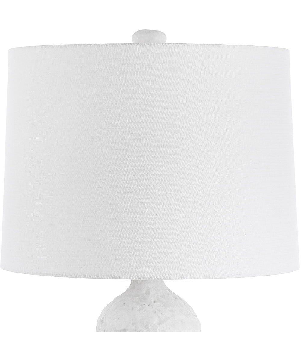 Sonata Textured White Table Lamp