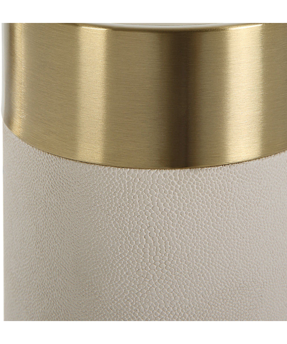 Wessex White Pillar Candleholders Set Of 2