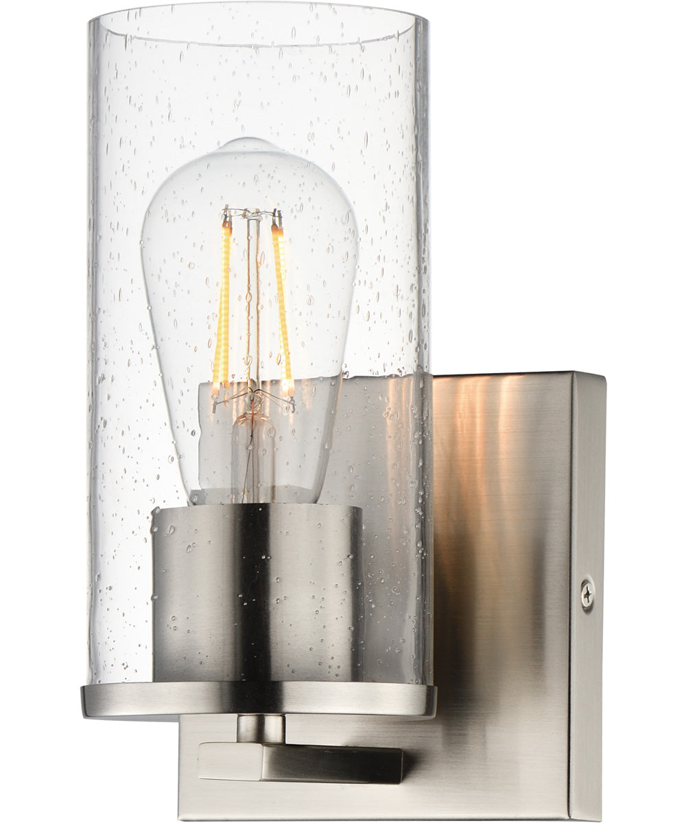 Livingston 1-Light Sconce Satin Nickel