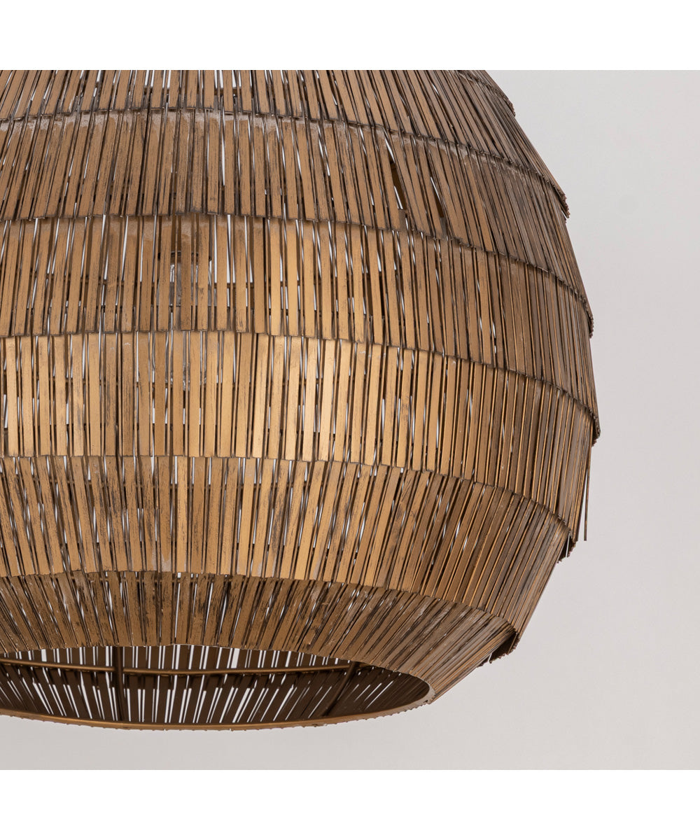 Gilda X-Large Pendant Antique Brass