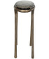 Ata Oval Brass Accent Table