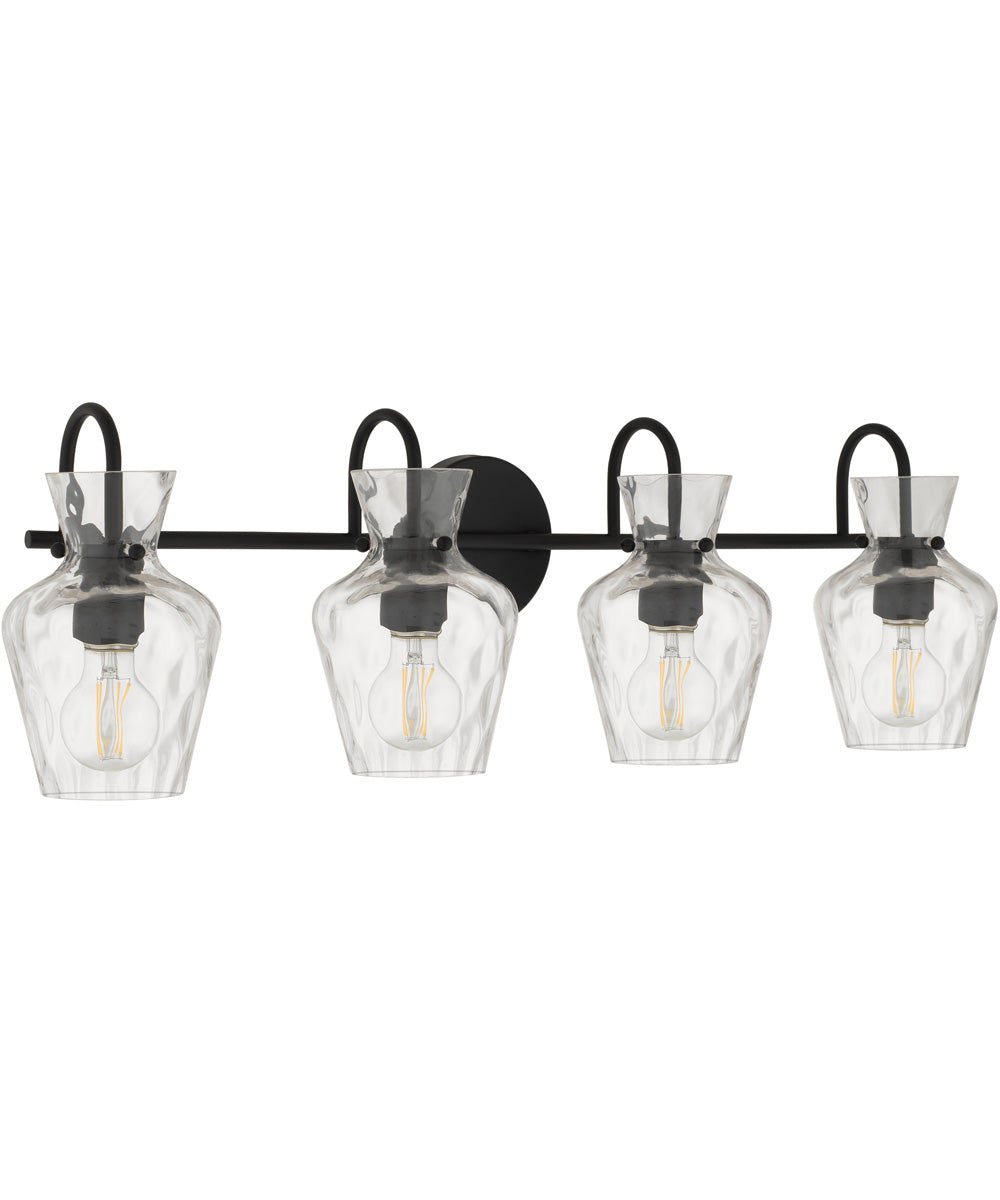 Hollis 4-light Bath Light Matte Black