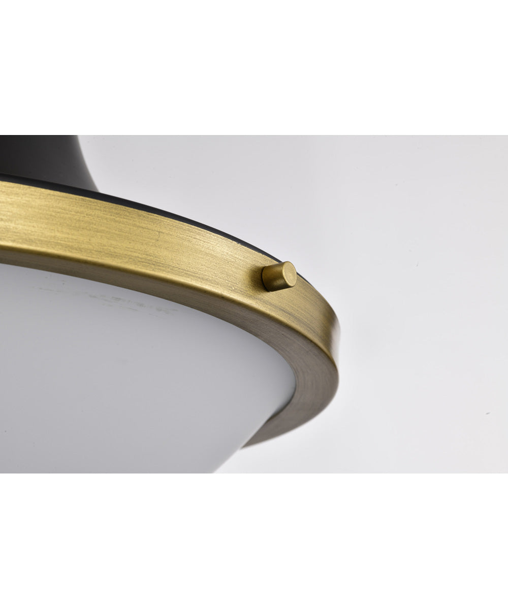 Lafayette 3-Light Pendant Matte Black