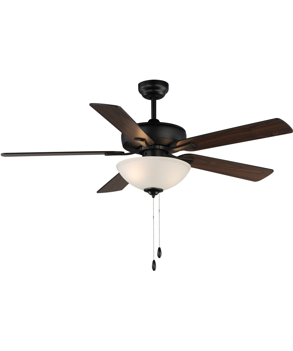 Super-Max 52 inch Ceiling Fan with 2-Light Kit Black