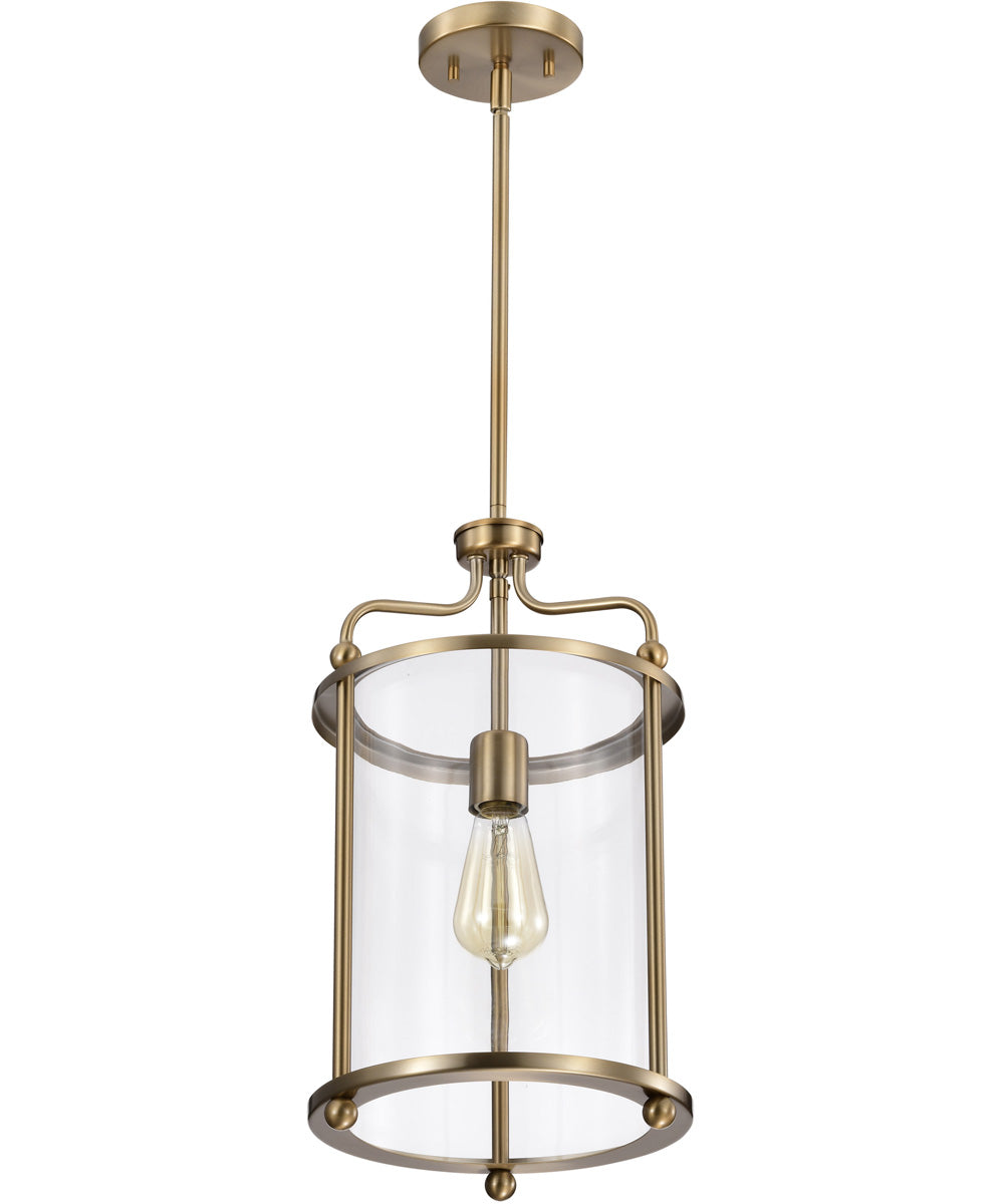 Yorktown 1-Light Pendant Burnished Brass