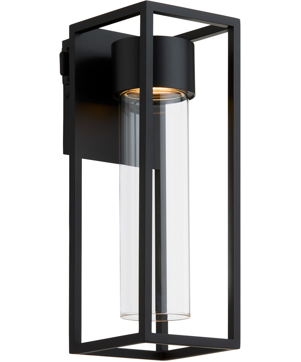 Delgado Outdoor Wall Lantern Wall Mount Light Fixture Matte Black